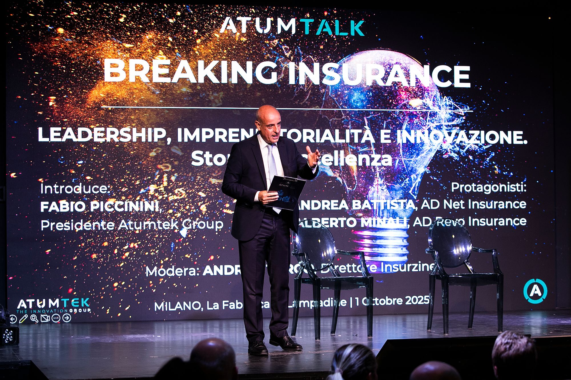 ATUMTALK 2025 | BREAKING INSURANCE. Il presidente Fabio Piccinini: “Un evento dove le idee si incontrano, si contaminano e diventano valore”