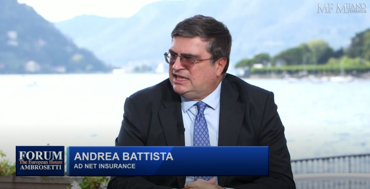 Cernobbio 2023: l’AD di Net Insurance, Andrea Battista, sui nuovi trend assicurativi tra nuove coperture per catastrofi naturali e applicazione dell’AI